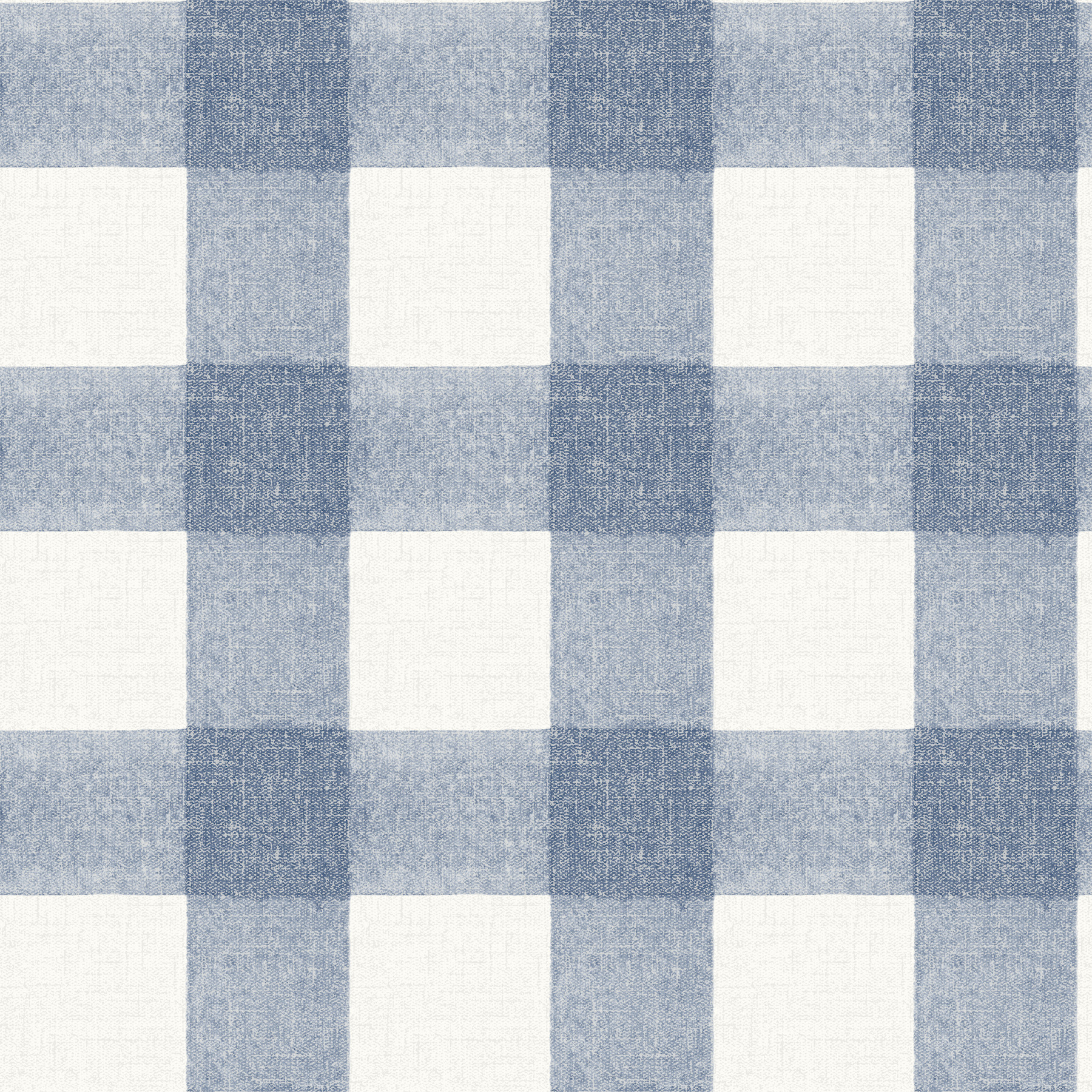 Thorpe Blue Plaid Wallpaper