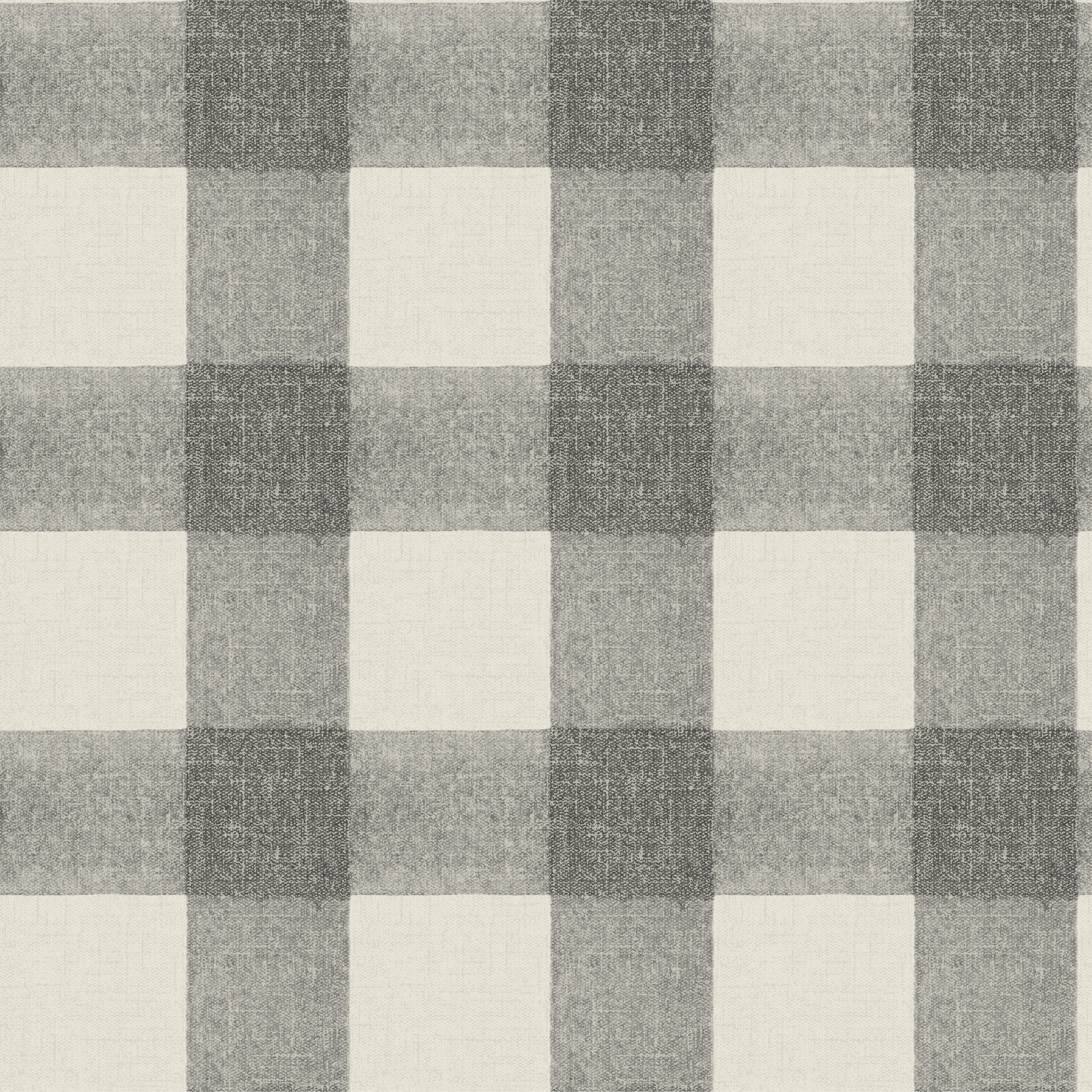 Thorpe Charcoal Plaid Wallpaper