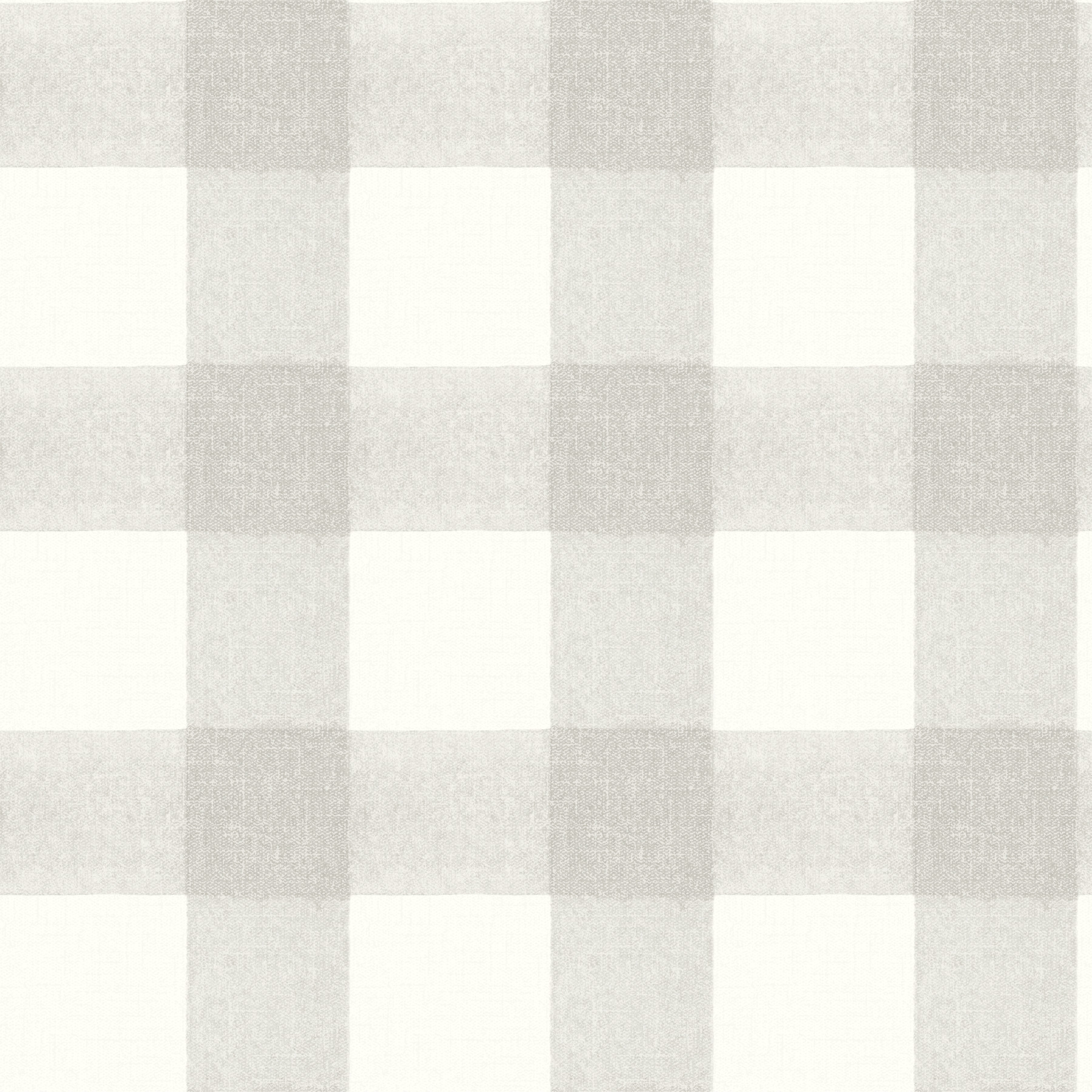 Thorpe Light Grey Plaid Wallpaper