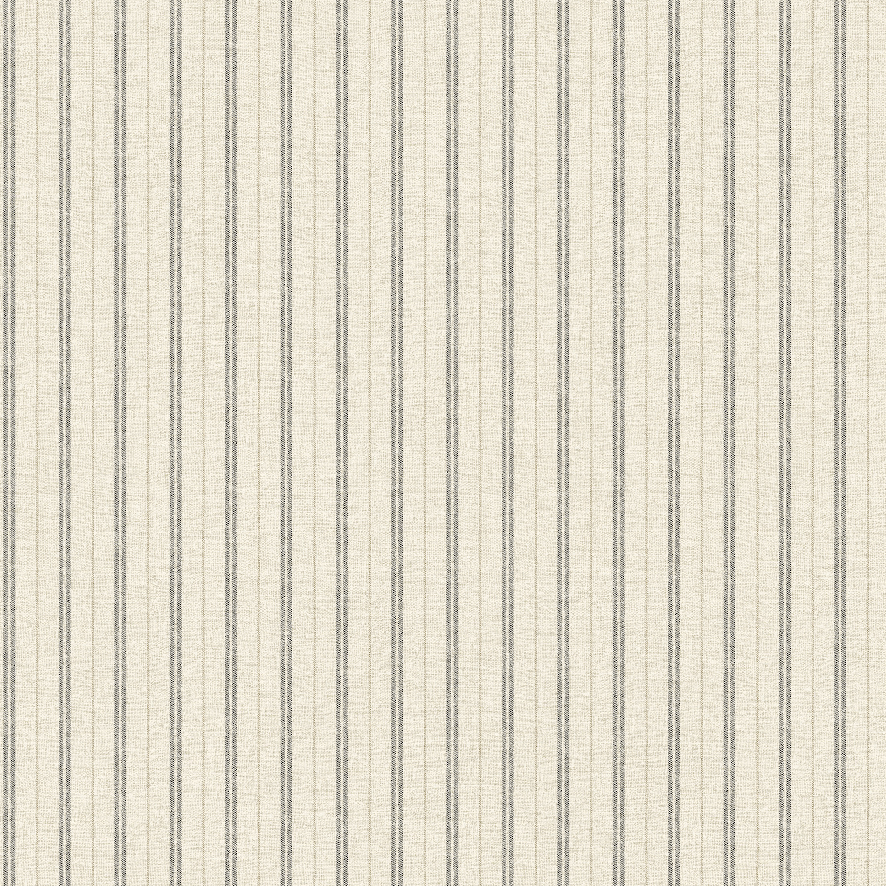 Harville Black Double Stripe Wallpaper