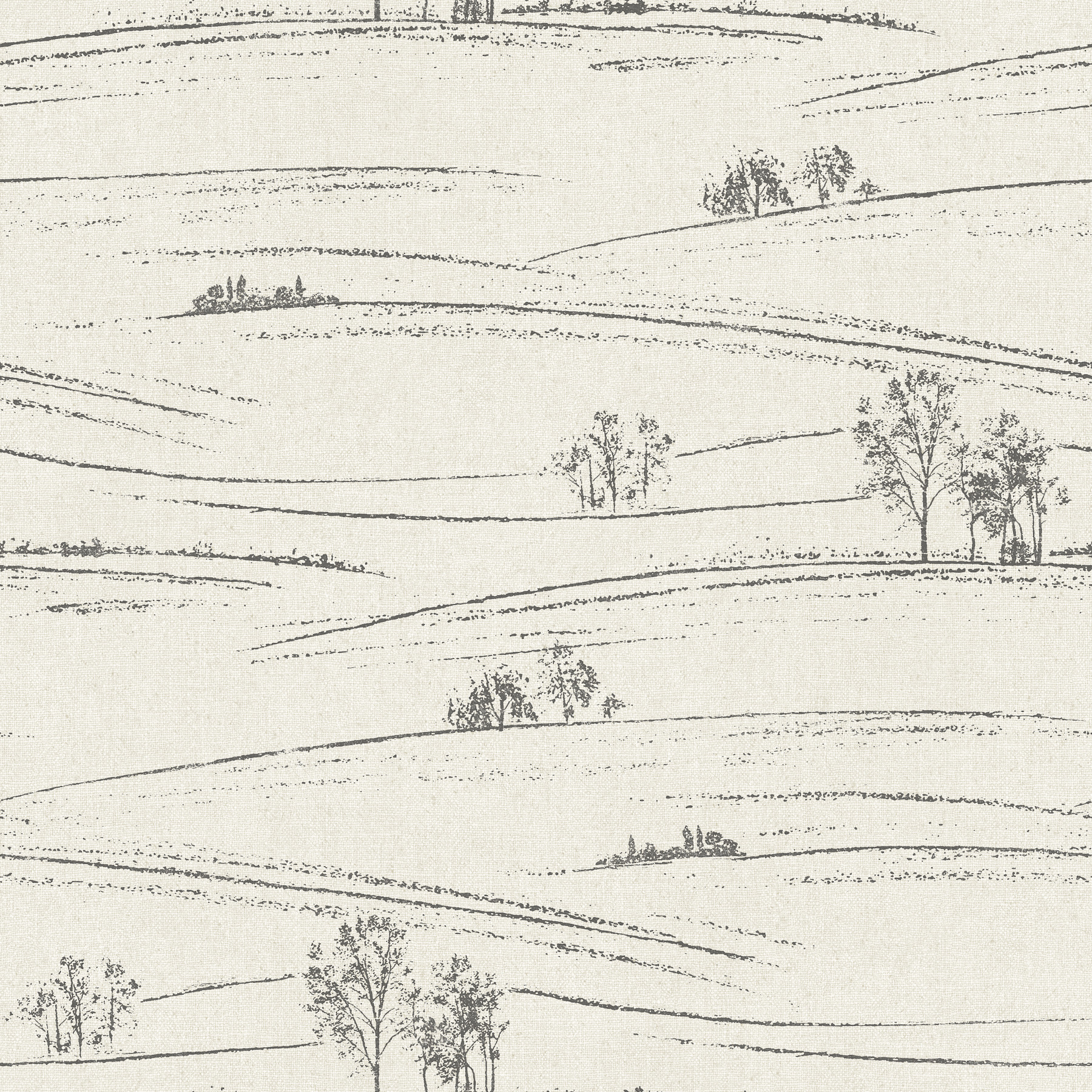 Isaac Black Rolling Hills Wallpaper