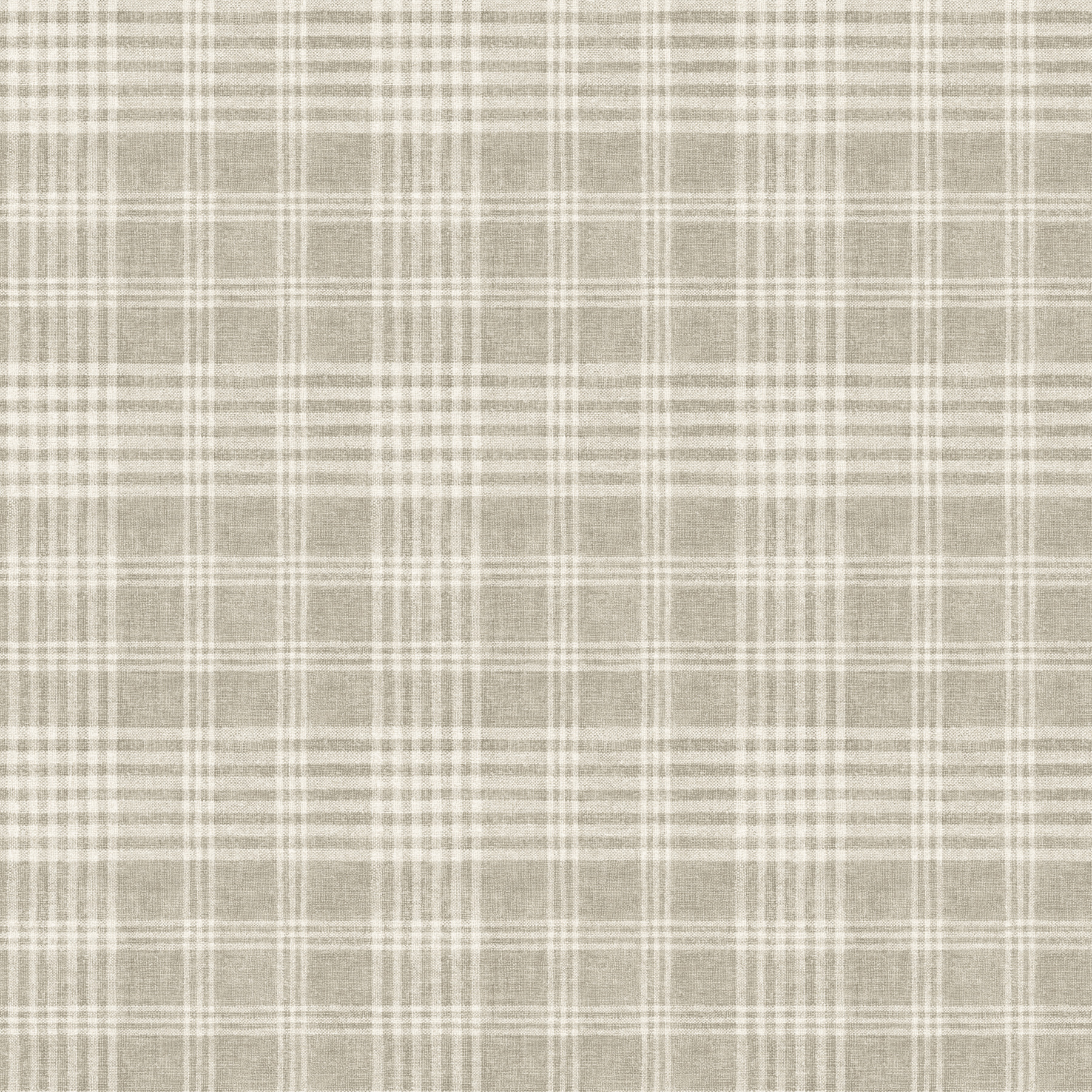 Perry Taupe Plaid Wallpaper