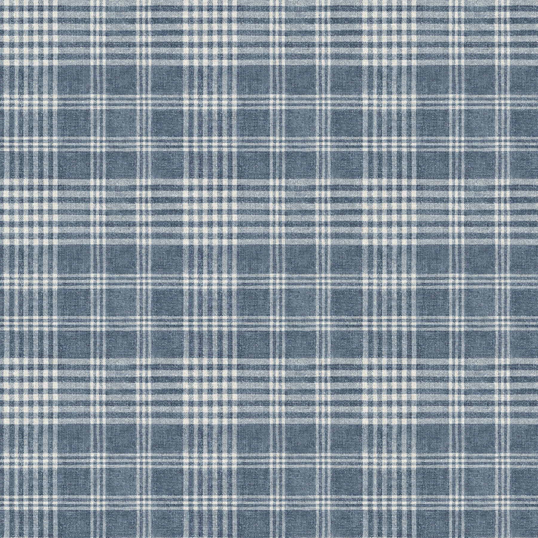 Perry Dark Blue Plaid Wallpaper