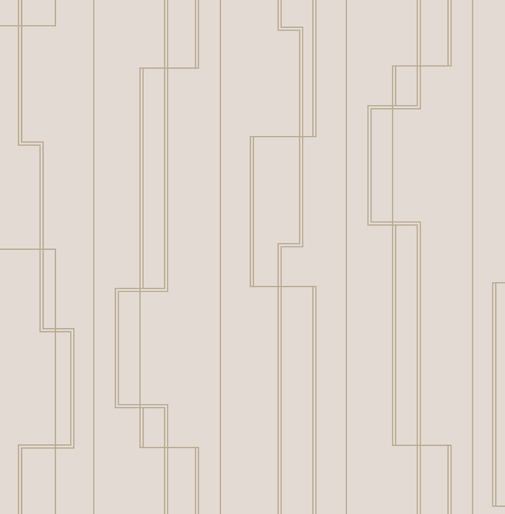 Anson Blush Deco Detailing Wallpaper