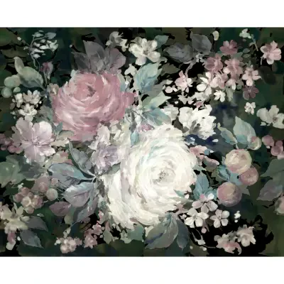 Impressionist Floral Pink Wall Mural