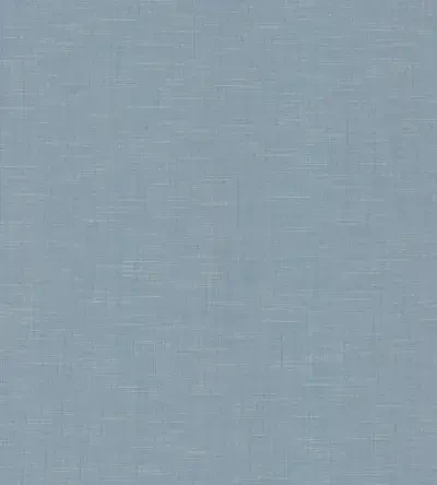 Combed Linen Cornflower Blue Wallpaper