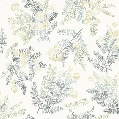 Frith Sea Green Botanical Wallpaper