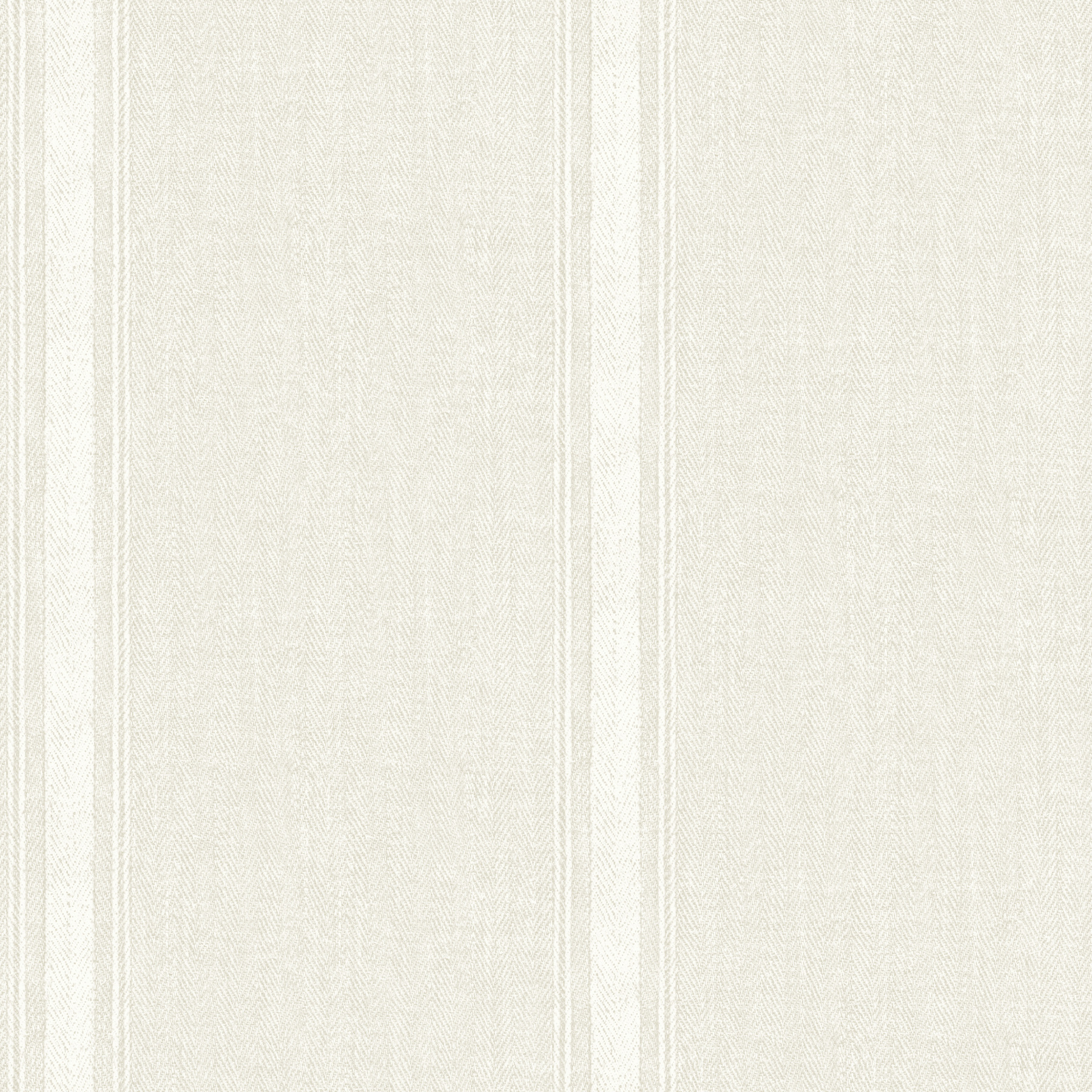 Linette Cream Fabric Stripe Wallpaper