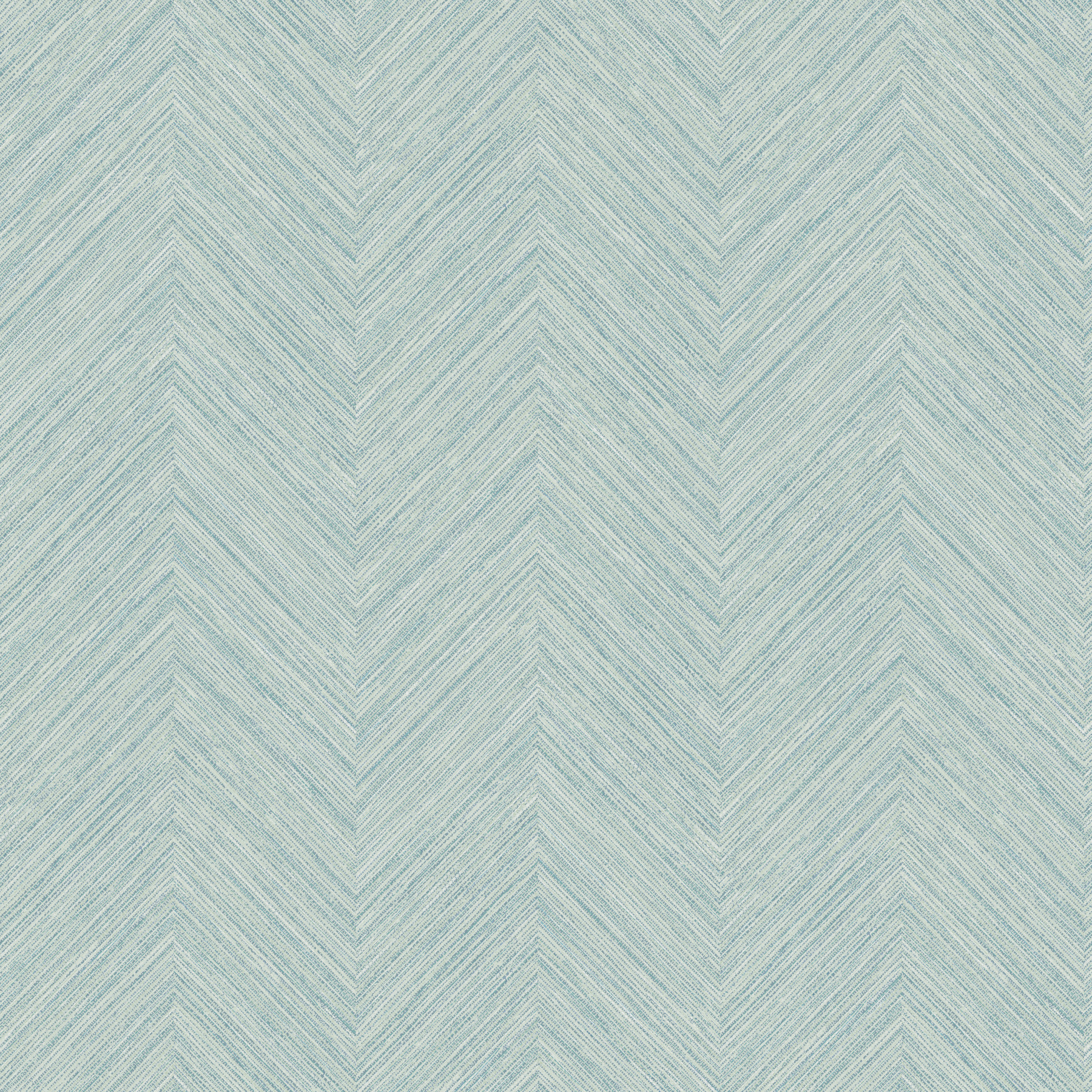 Caladesi Aqua Linen Chevron Wallpaper