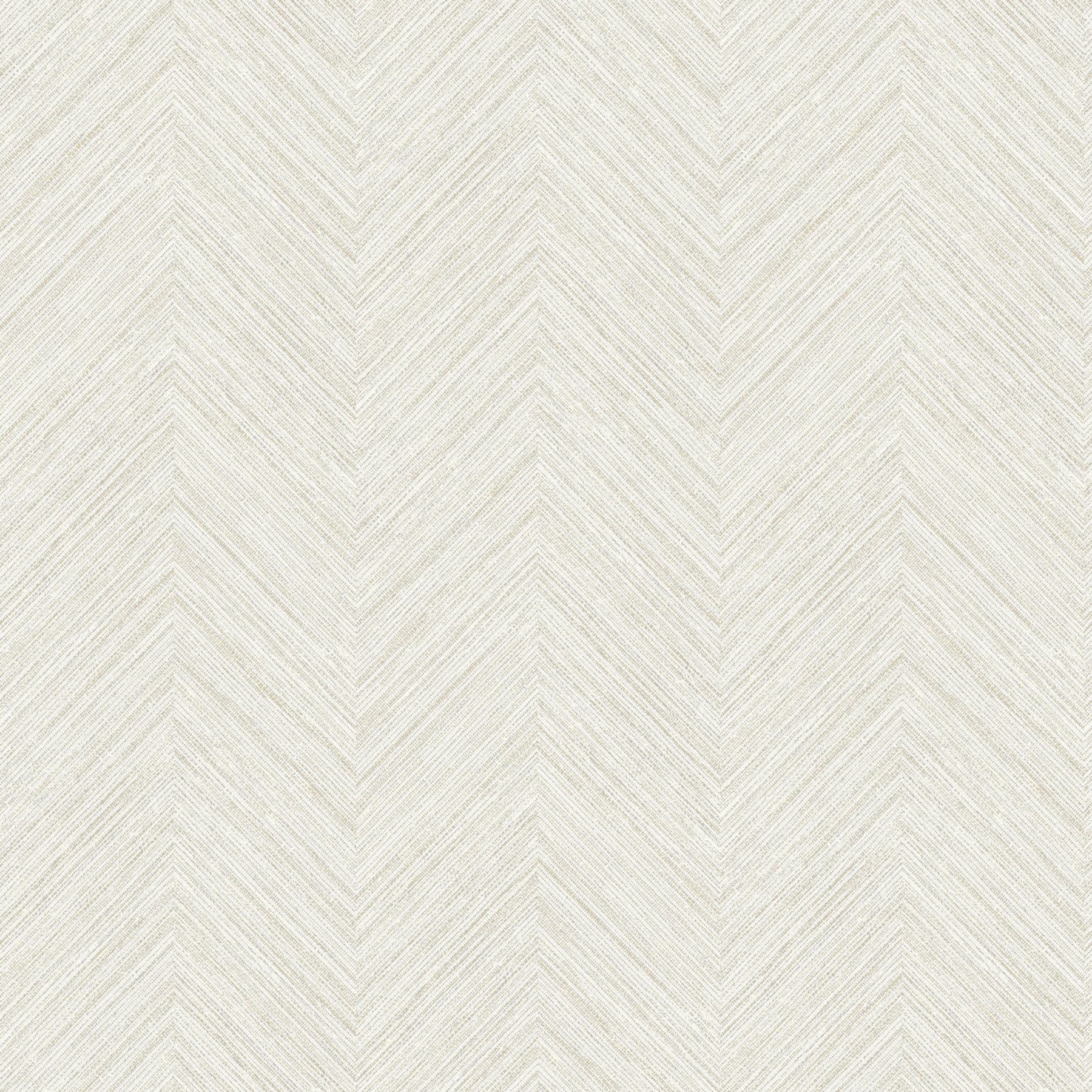Caladesi Light Grey Linen Chevron Wallpaper