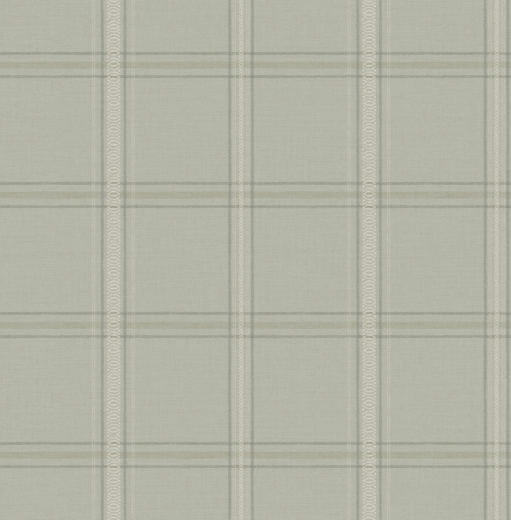 Auberge Sage Plaid Wallpaper