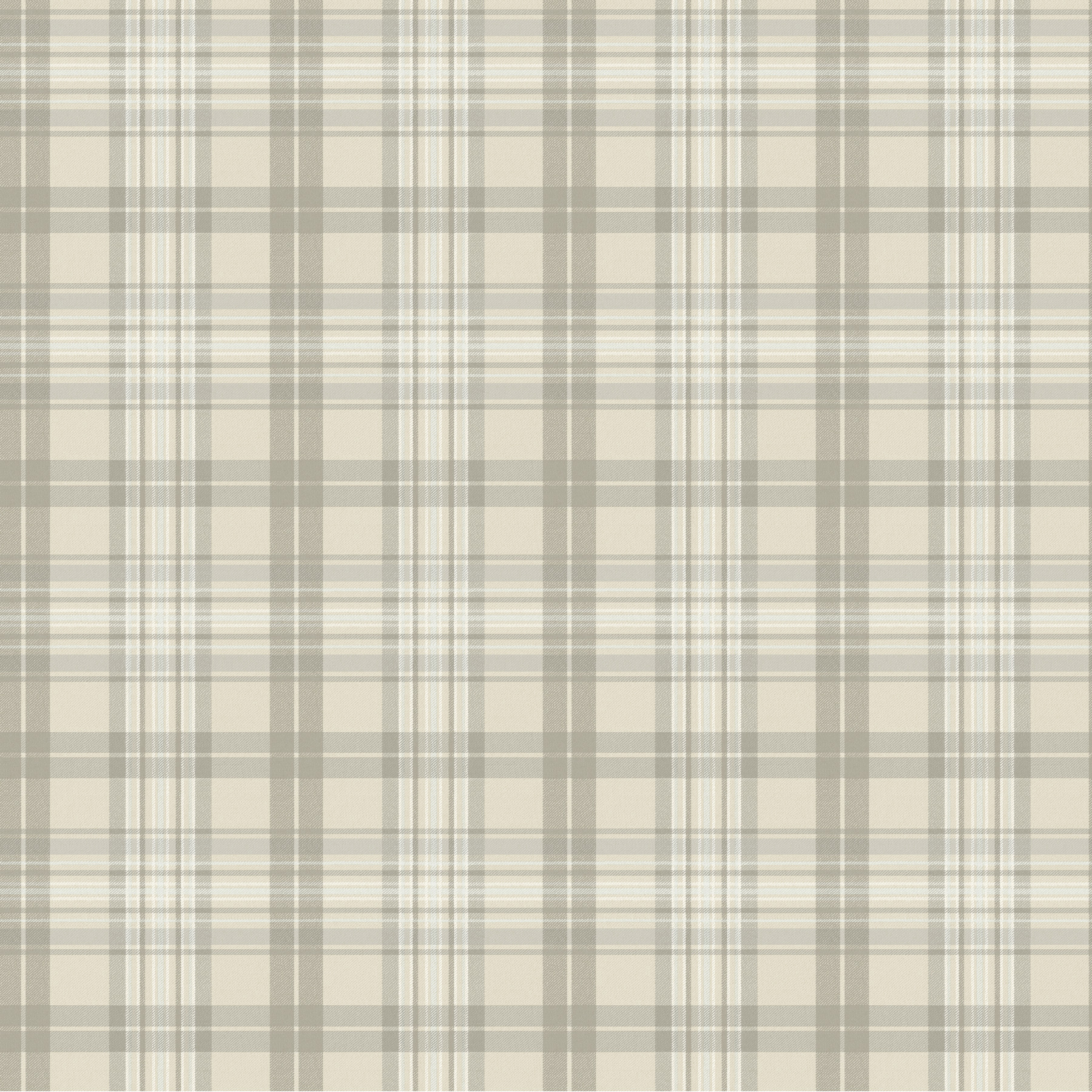 Austin Beige Plaid Wallpaper
