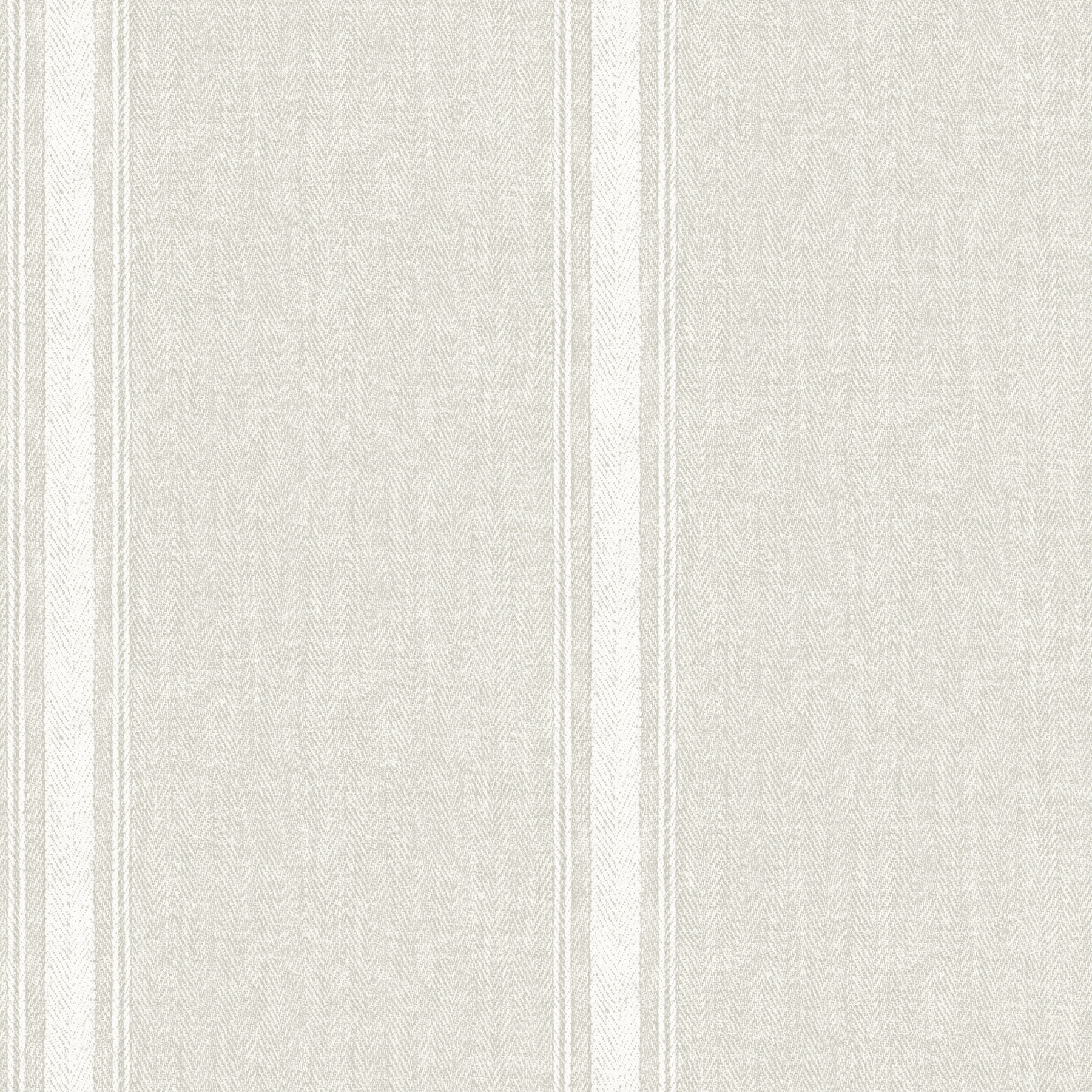 Linette Beige Fabric Stripe Wallpaper