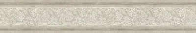 Carved Floral Taupe Trim Wall Border