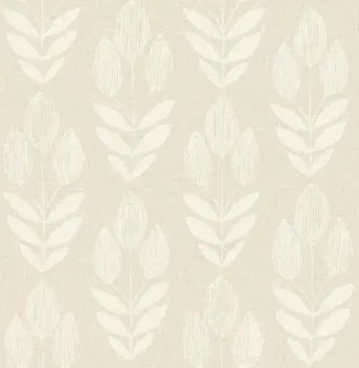 Garland Khaki Block Tulip Wallpaper