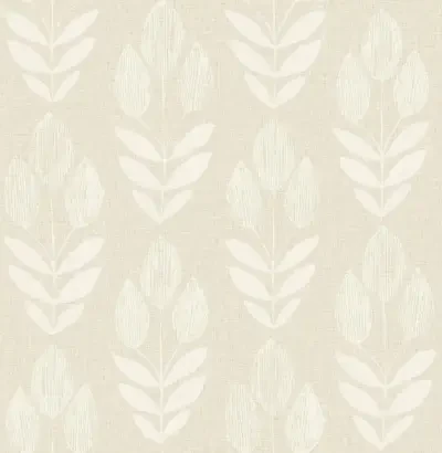 Garland Khaki Block Tulip Wallpaper