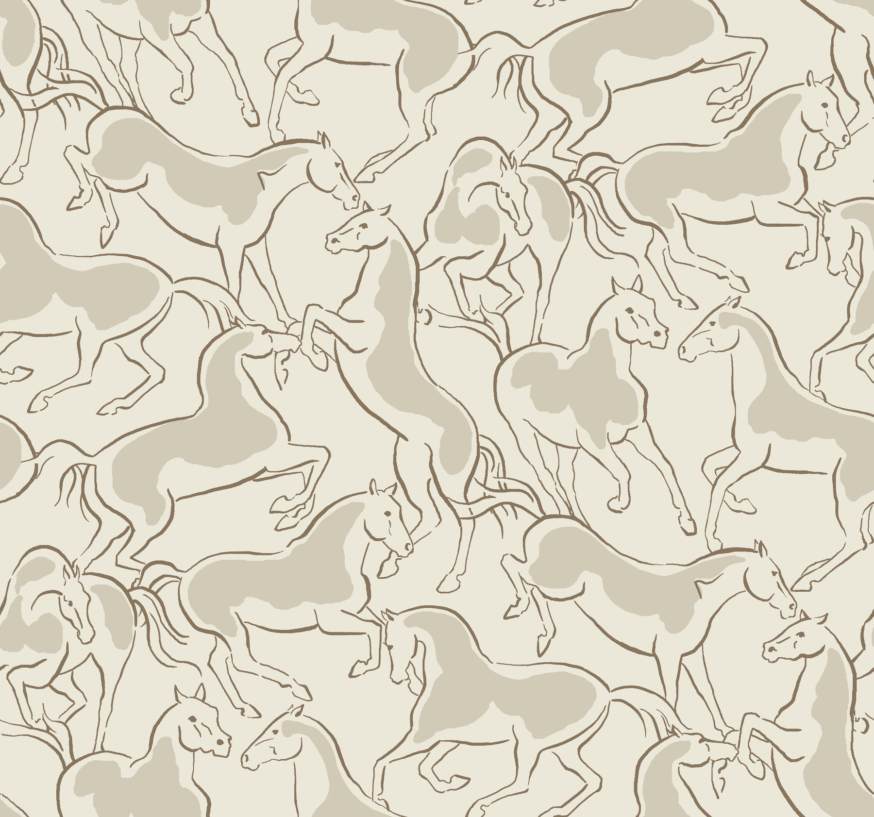 Dressage Beige Stallions Wallpaper