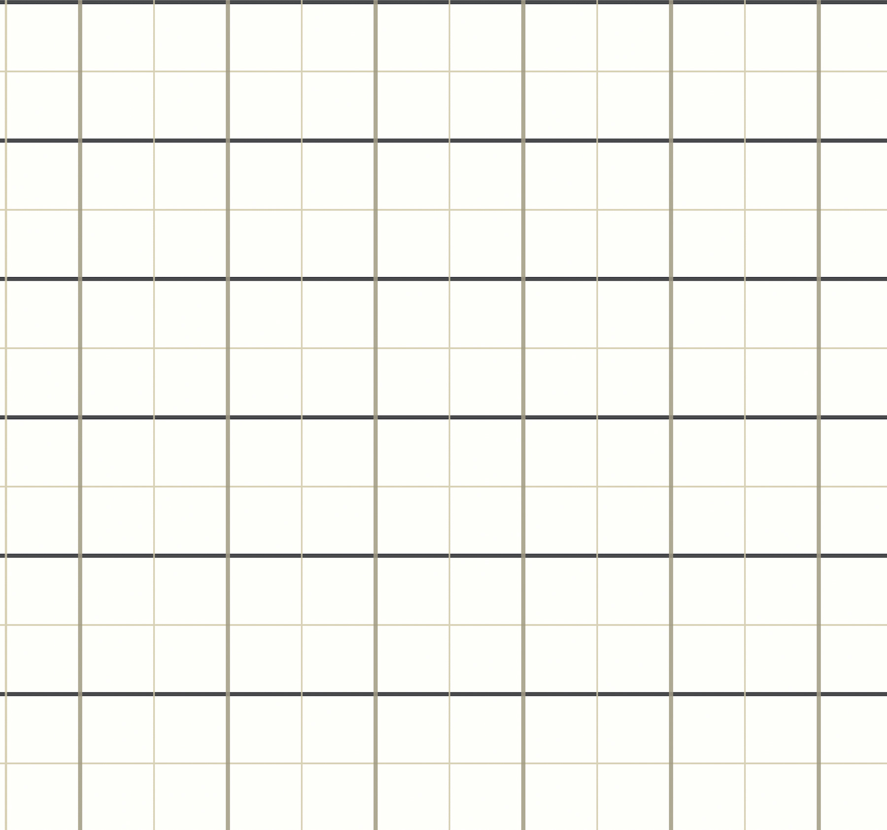 Tattersall White Plaid Wallpaper