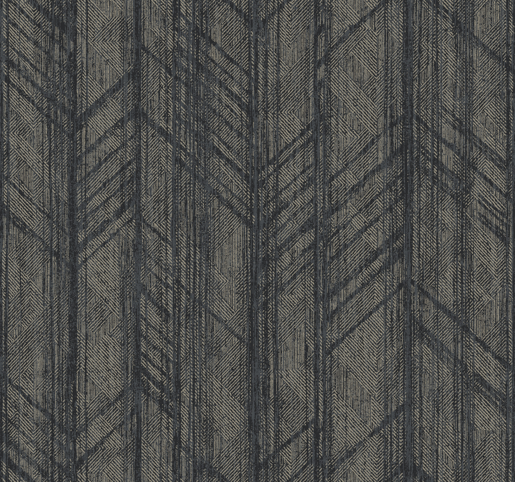 Winthrop Slate Geometric Wallpaper