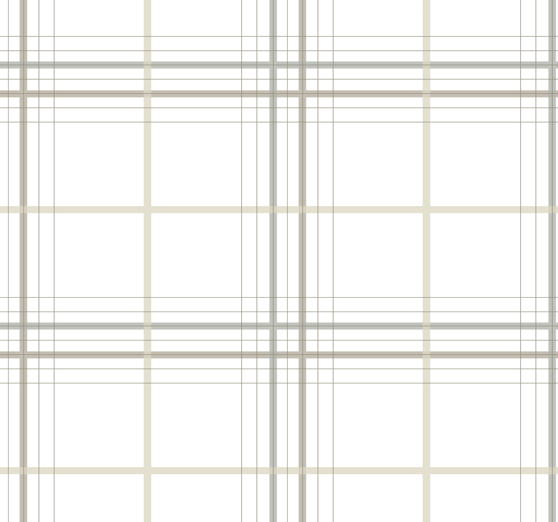 Lakeside Plaid White Tailored Wallpaper