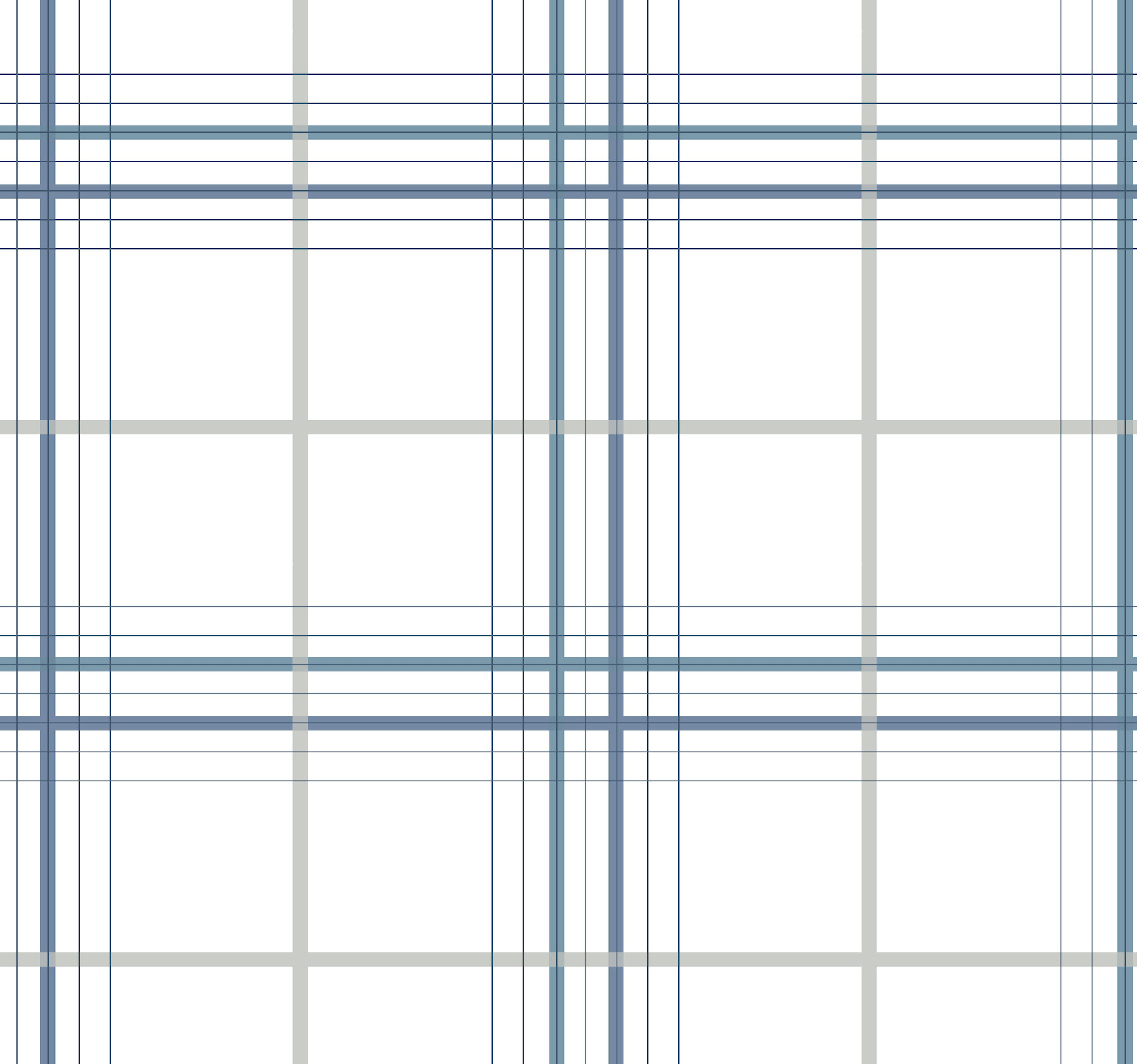 Lakeside Plaid Blue Tailored Wallpaper