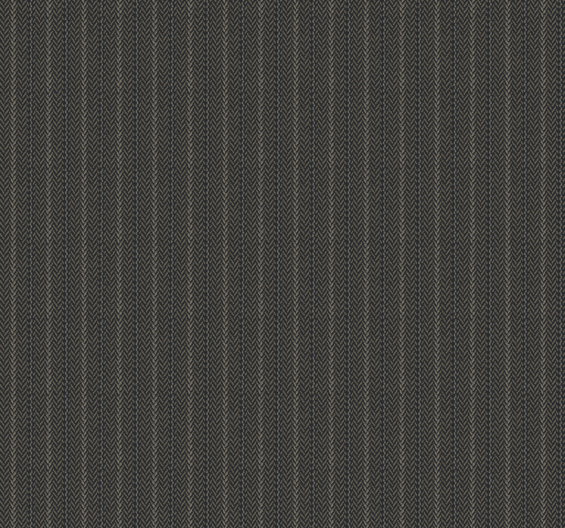 Elkan Stripe Black Herringbone Wallpaper