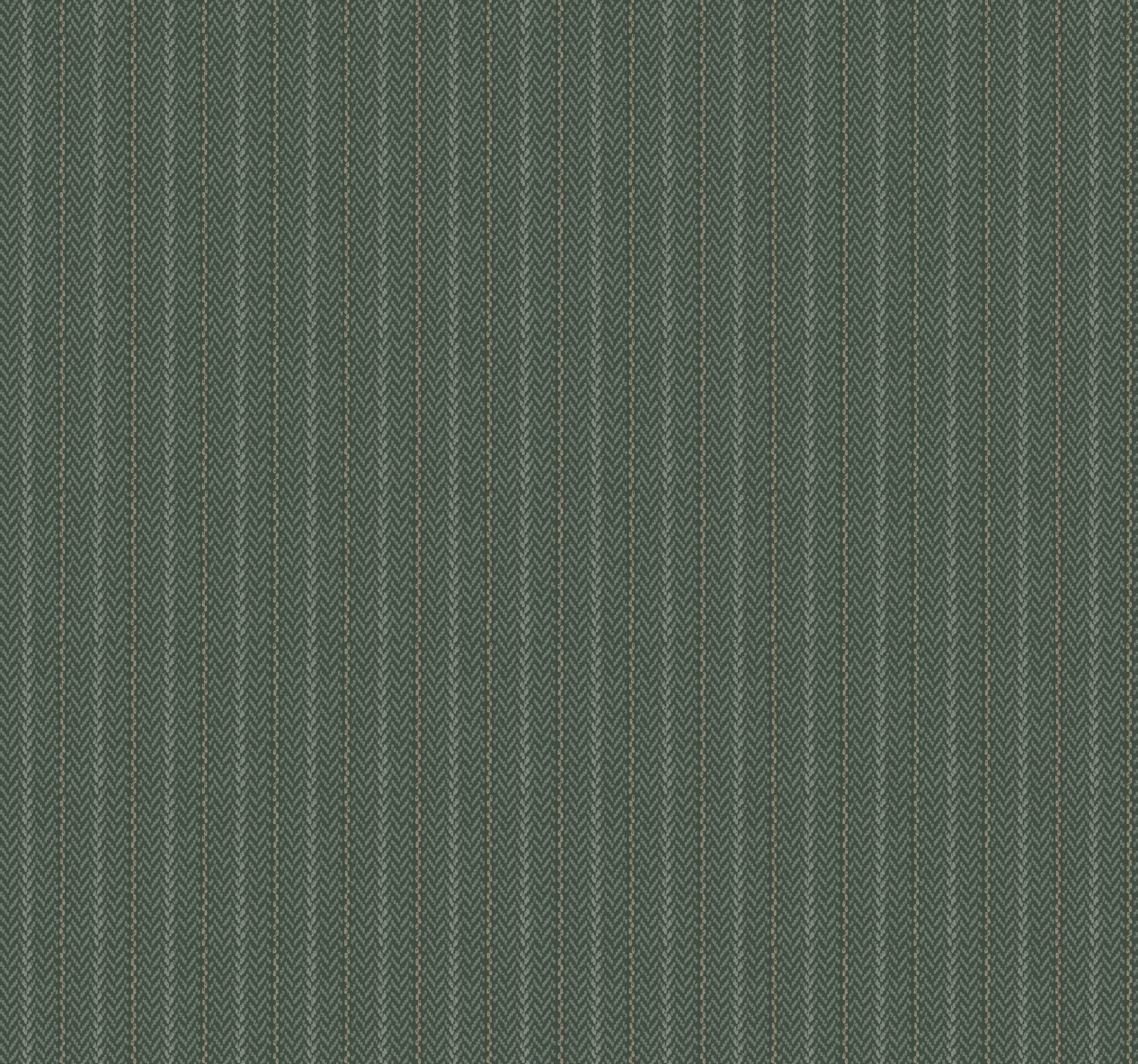 Elkan Stripe Green Herringbone Wallpaper
