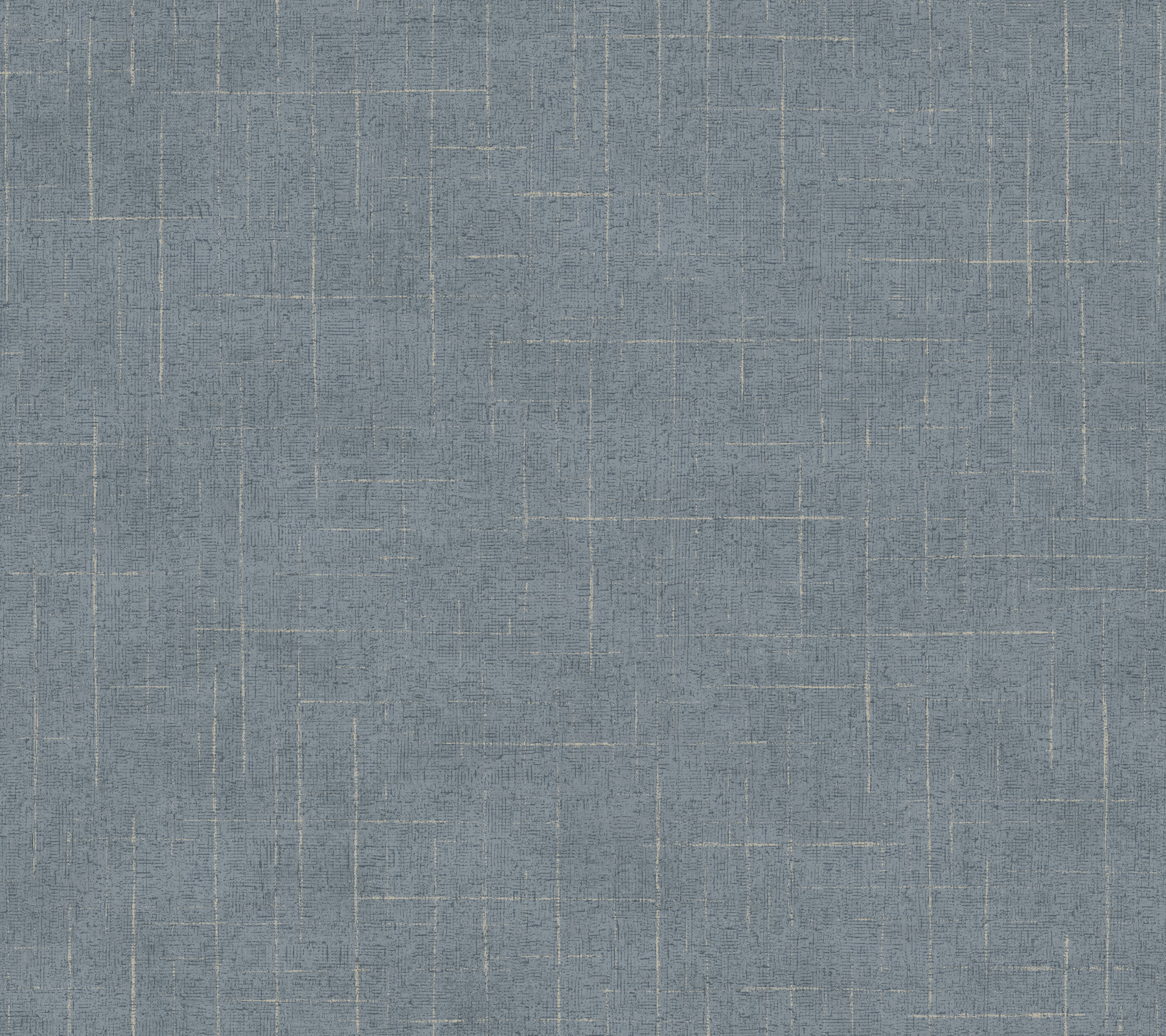 Saratoga Blue Faux Linen Wallpaper