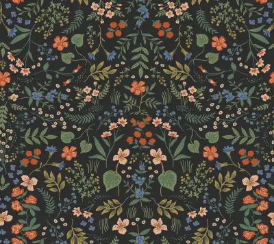 Wildwood Black Peel & Stick Wallpaper
