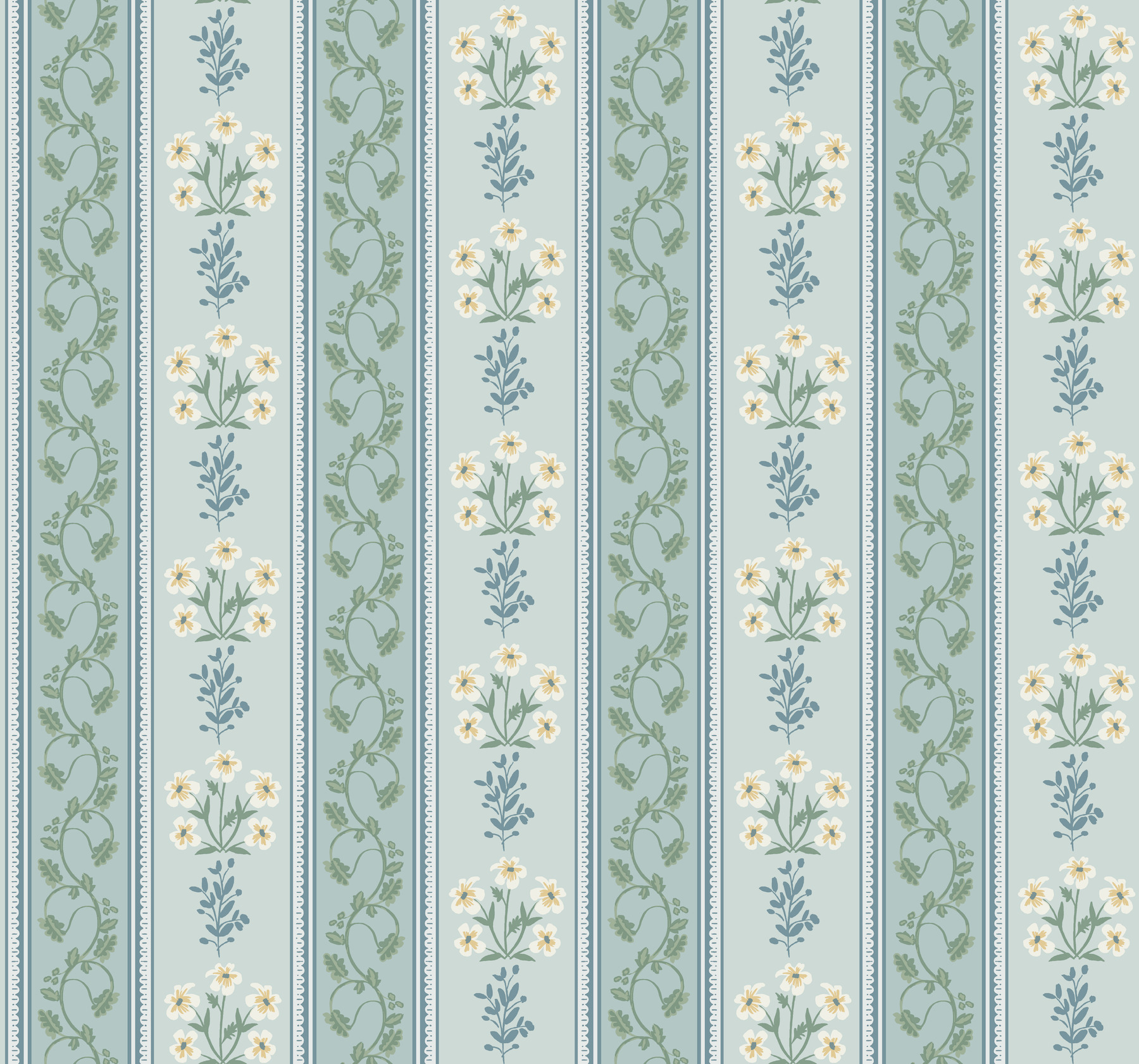 Portico Blue Wallpaper