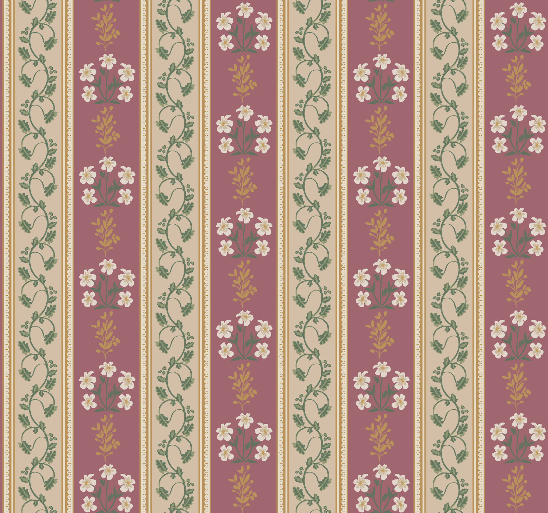 Portico Burgundy Wallpaper