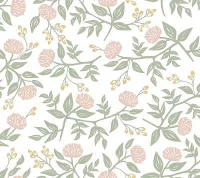 Peonies Blush Floral Premium Peel + Stick Wallpaper