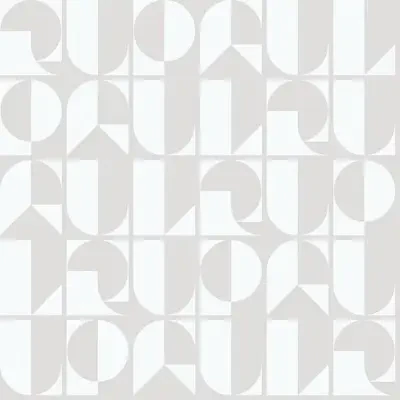RuDeco Ghost Grey Peel & Stick Wallpaper