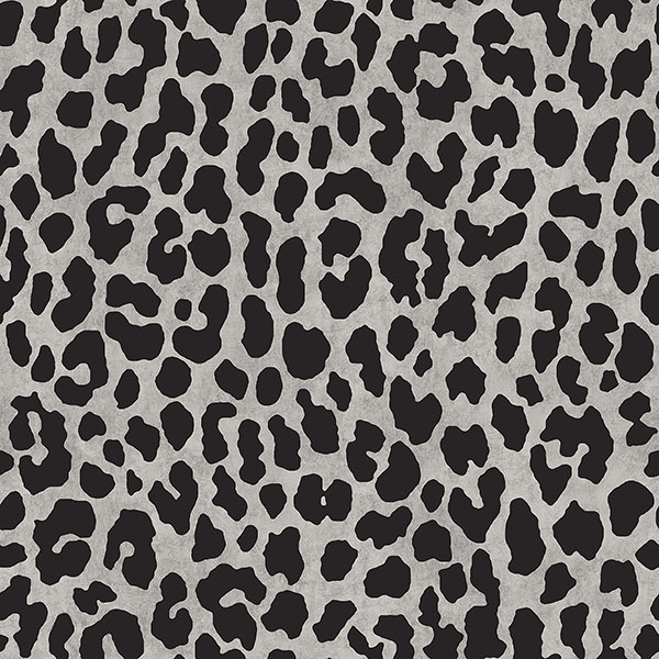 RuLeopard Black Peel & Stick Wallpaper