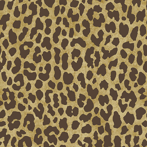 RuLeopard Brown Peel & Stick Wallpaper