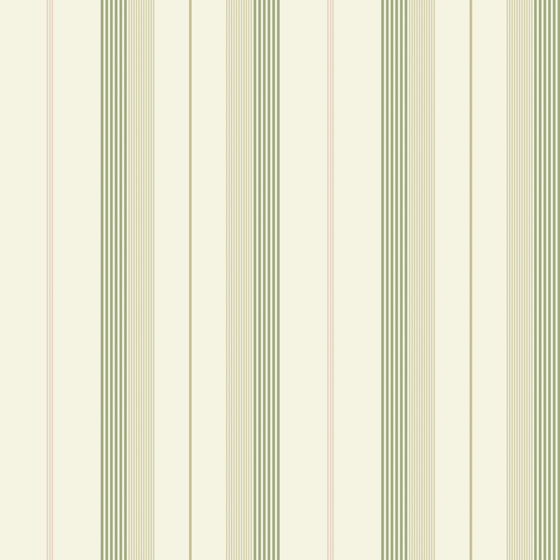 Herrgård Green Stripe Wallpaper