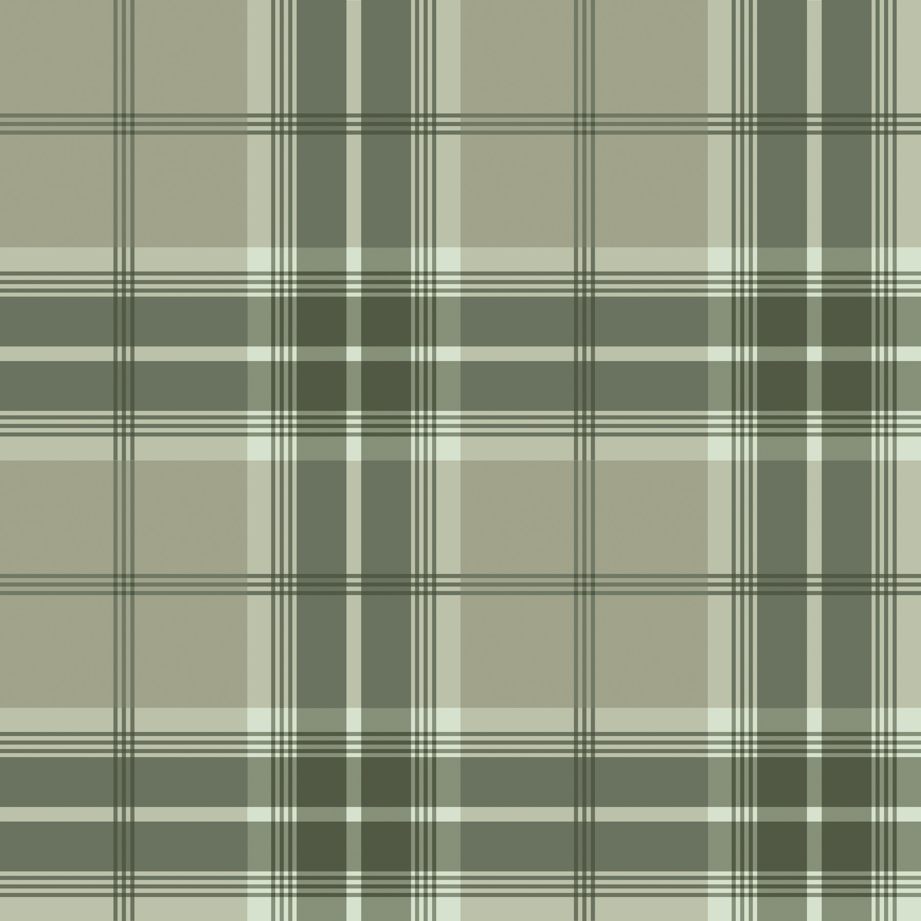 Emma Evergreen Plaid Wallpaper