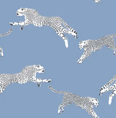 Cloud Nine Leaping Cheetah Peel & Stick Wallpaper