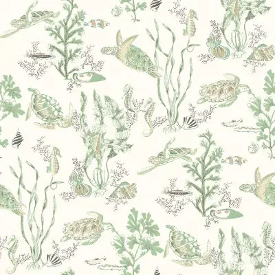 Jade & Sandstone Garparilla Peel & Stick Wallpaper