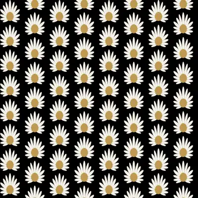 Black Fleur Peel & Stick Wallpaper