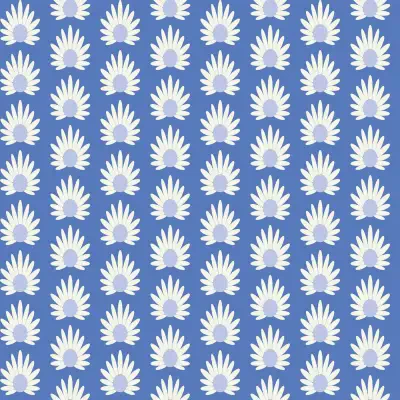Azure Fleur Peel & Stick Wallpaper