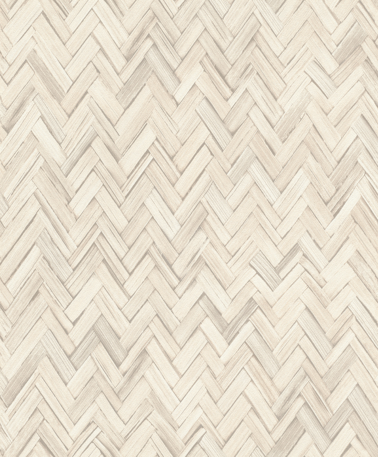 Ellery Beige Herringbone Wallpaper