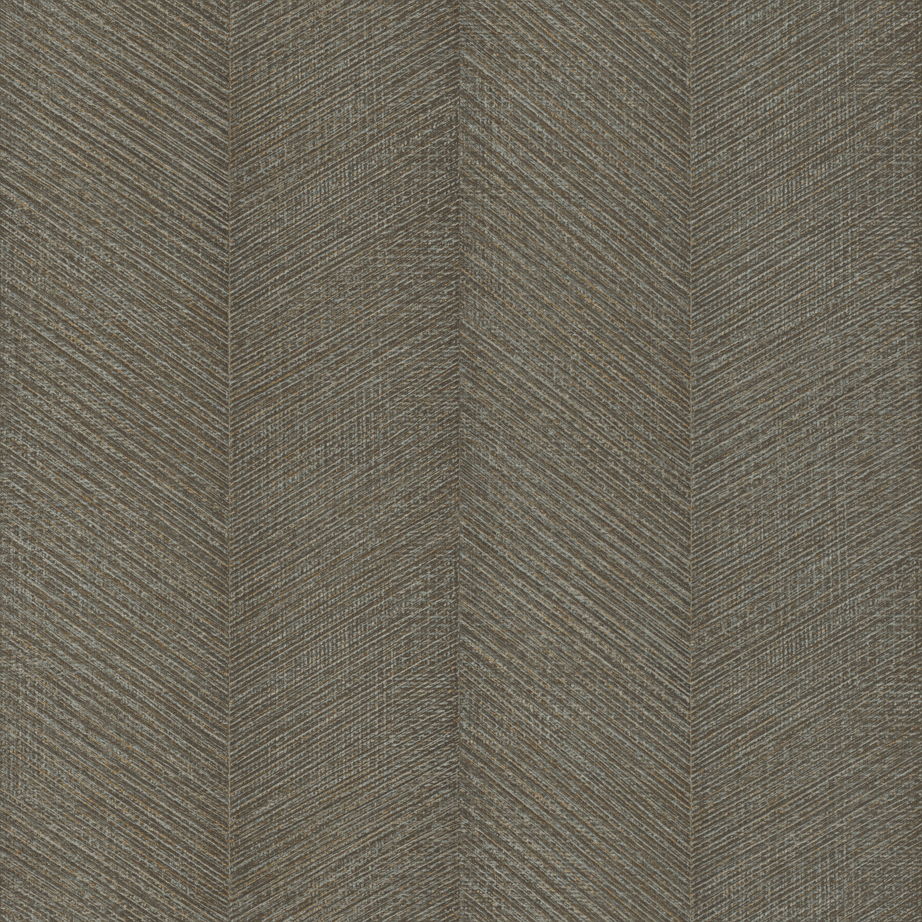 Ione Evergreen Textured Chevron Wallpaper