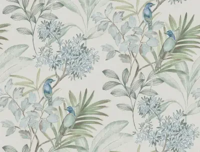 Watercolor Botanicals Premium Peel and Stick Wallpaper by York
