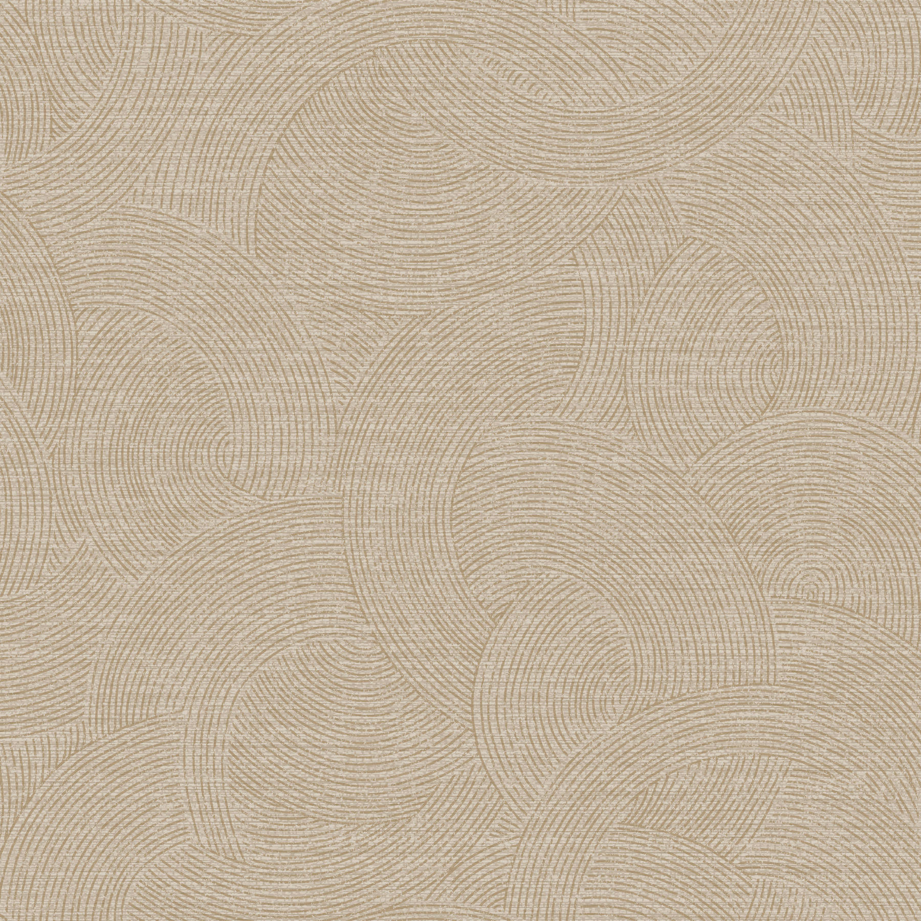Harrison Taupe Swirling Geometric Wallpaper