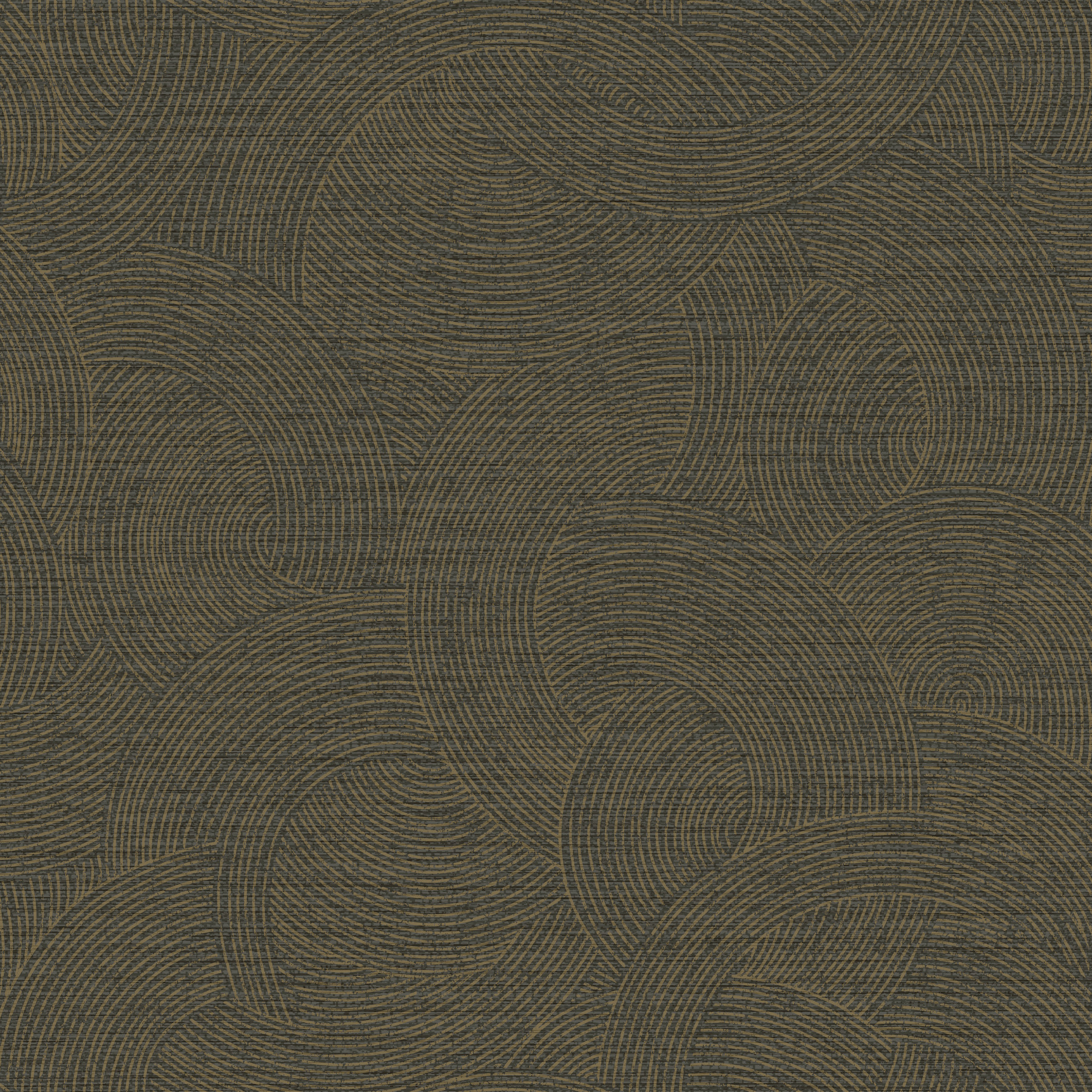 Harrison Charcoal Swirling Geometric Wallpaper