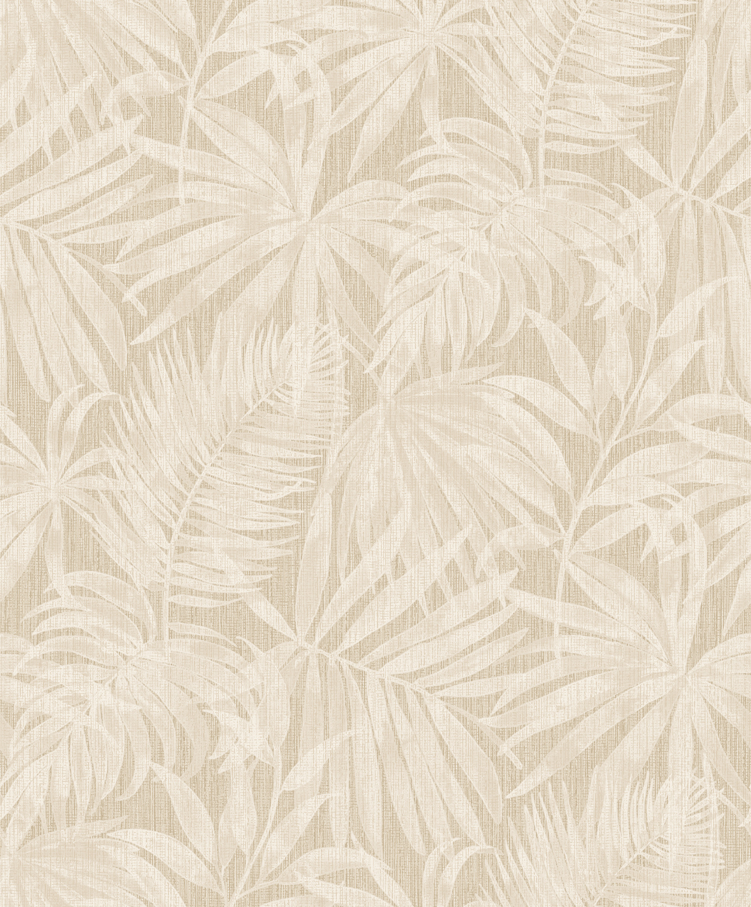 Sonny Beige Fronds Wallpaper