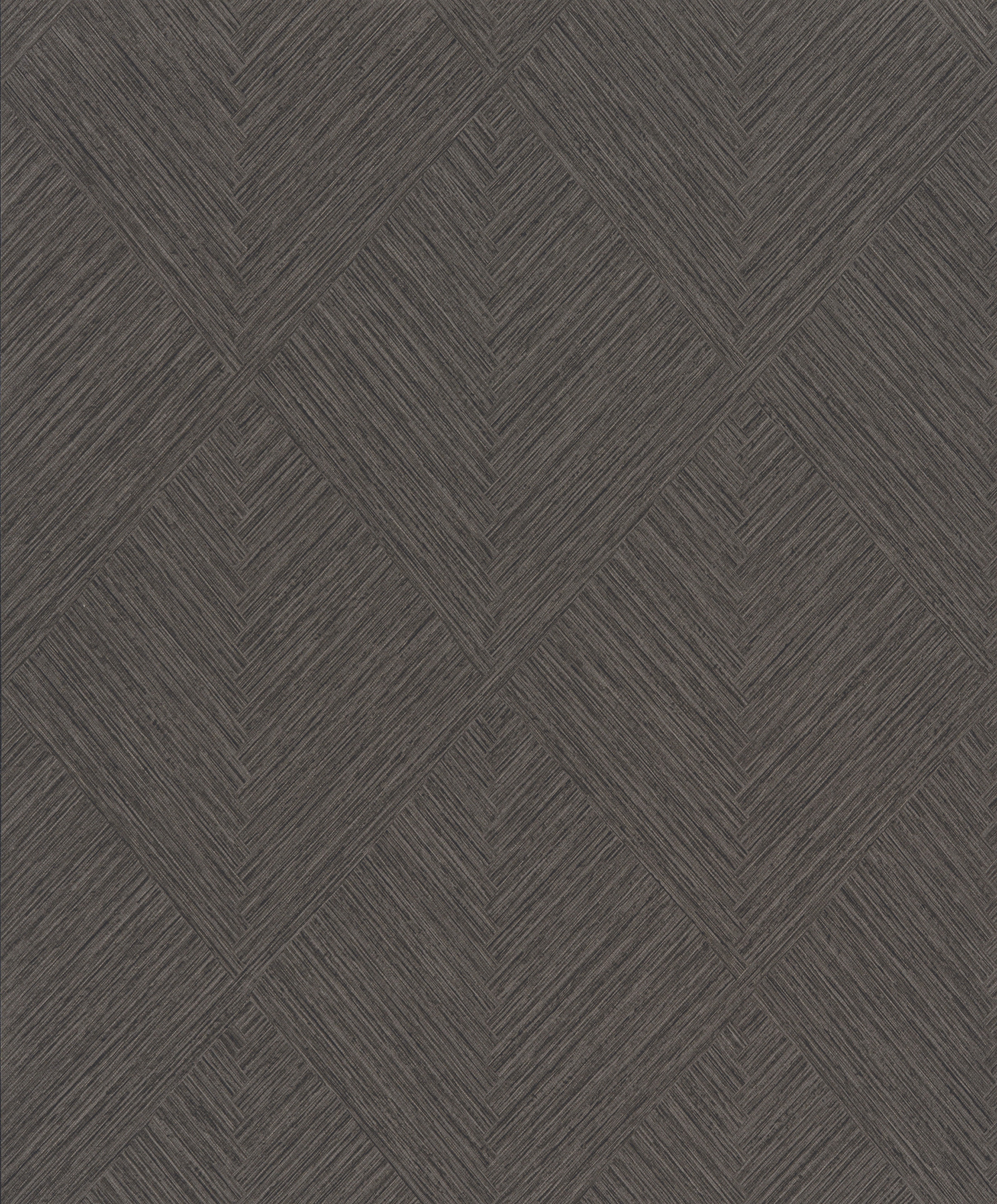 Hollis Charcoal Textured Diamond Wallpaper