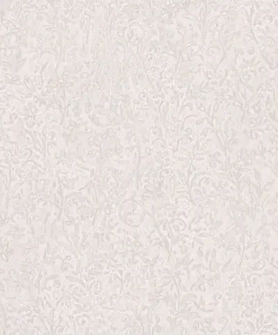Sculpted Floral Aqua Relief Wallpaper